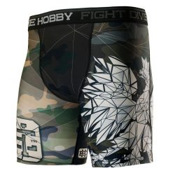 Spodenki Vale Tudo do MMA męskie EXTREME HOBBY POLSKA CAMO. Brązowe szorty męskie EXTREME HOBBY, z elastanu, bez kołnierzyka. Za 179.00 zł.