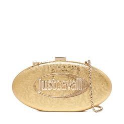 Torebka Just Cavalli. Żółte torebki klasyczne damskie Just Cavalli, bez wzorów, wizytowe, bez kołnierzyka, bez ramiączek. Za 479.99 zł.