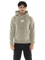 Bluza miękki z polar z kaptur na co dzień. Zielone bluzy z kapturem męskie LEONE 1947 APPAREL, m, z polaru. Za 328.38 zł.