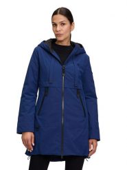Betty Barclay Płaszcz zimowy w kolorze niebieskim rozmiar: 40. Niebieskie płaszcze damskie Betty Barclay, na zimę, bez wzorów, z puchu. Za 304.56 zł.