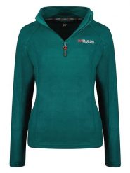 Maison Montaigne Bluza polarowa "Tumai" w kolorze ciemnozielonym rozmiar: XXL. Zielone bluzy bez kaptura damskie Maison Montaigne, xxl, z polaru. Za 43.88 zł.