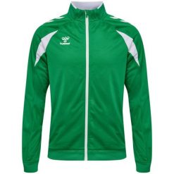 Kurtka z dresu Hummel Core 2.0. Białe kurtki damskie HUMMEL, bez wzorów, z dresówki, sportowe, bez kaptura. Za 223.50 zł.