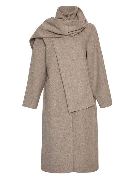 MOSS COPENHAGEN Płaszcz zimowy "Josia" w kolorze jasnobrązowym rozmiar: XS/S. Brązowe płaszcze damskie MOSS COPENHAGEN, na zimę, s, bez wzorów, z puchu. Za 410.94 zł.