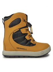 Merrell Śniegowce Snow Bank 4.0 Wtrpf Mk267146 Brązowy. Brązowe buty zimowe chłopięce MERRELL, ze skóry. Za 359.99 zł.