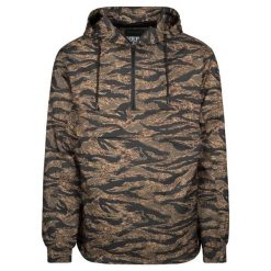 Parka Urban Classic tiger pull over. Brązowe parki męskie Urban Classics, na zimę, m, bez wzorów. Za 275.00 zł.