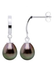 ATELIERS SAINT GERMAIN Złote kolczyki-wkrętki z perłami Tahiti rozmiar: onesize. Czarne kolczyki damskie ATELIERS SAINT GERMAIN, z perłą, złote. Za 652.99 zł.