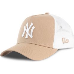 Czapka z daszkiem NEW ERA - League Essential Tr 11946169 Beżowy Biały. Białe czapki męskie New Era, bez wzorów, z bawełny. Za 109.00 zł.