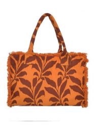 BLE Shopper bag w kolorze pomarańczowym - 58 x 32 cm rozmiar: onesize. Pomarańczowe shopper bag damskie BLE, bez wzorów, z materiału, na ramię, bez dodatków. Za 62.61 zł.