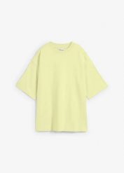 T-shirt oversize z ciężkiej bawełny organicznej. Fioletowe t-shirty damskie bonprix, bez wzorów, z bawełny, bez kołnierzyka. Za 39.99 zł.