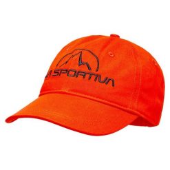 Czapka z daszkiem La Sportiva. Brązowe czapki z daszkiem damskie La Sportiva, bez wzorów, z bawełny. Za 176.00 zł.