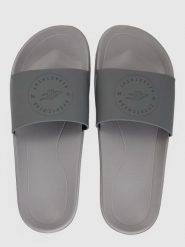 Klapki męskie 4F 4FRSS26FSLIM051. Czarne klapki i japonki męskie 4f, z gumy. Za 59.99 zł.