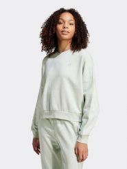 Adidas Bluza w kolorze jasnozielonym rozmiar: XL. Zielone bluzy bez kaptura damskie Adidas, xl, z bawełny. Za 109.00 zł.