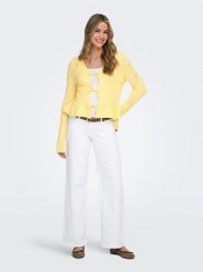 ONLY Kardigan w kolorze żółtym rozmiar: M. Żółte kardigany damskie Only, m, bez wzorów. Za 113.99 zł.