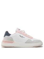 Pepe Jeans Sneakersy Baxter Basic G PGS30579 Biały. Białe buty sportowe dziewczęce Pepe Jeans, z jeansu. Za 199.99 zł.