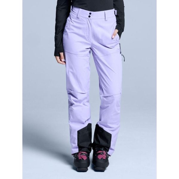 Spodnie narciarskie - Damskie - Hardshell - Freeride 3L - liliowe. Brązowe spodnie dresowe damskie POEDERBAAS, na zimę, l, bez wzorów, z hardshellu. Za 1,219.32 zł.