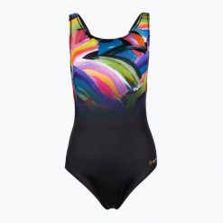 Strój pływacki jednoczęściowy damski Zoggs Euphoria Scoopback. Niebieskie stroje jednoczęściowe damskie ZOGGS, m, bez wzorów. Za 139.99 zł.