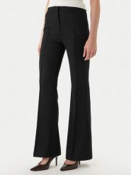 Morgan Spodnie materiałowe 251-PECO.F Granatowy Bootcut Fit. Niebieskie spodnie materiałowe damskie Morgan, bez wzorów, z materiału. Za 329.99 zł.