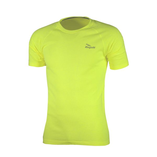 Koszulka turystyczna męska Rogelli Seamless, bezszwowa. Fioletowe t-shirty sportowe męskie Rogelli, m, bez ramiączek, do biegania. W wyprzedaży za 98.10 zł.