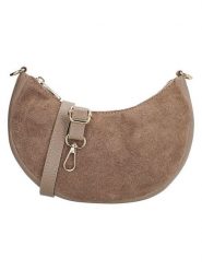 Charm Skórzana torebka w kolorze jasnobrązowym - 20 x 12 x 5 cm rozmiar: onesize. Brązowe torebki klasyczne damskie Charm, bez wzorów, z materiału, bez dodatków. Za 108.99 zł.