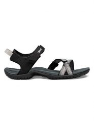 Teva Sandały trekkingowe "Verra" w kolorze czarnym rozmiar: 37. Czarne obuwie trekkingowe damskie Teva, bez wzorów, bez obcasa, na płaskiej podeszwie. Za 223.99 zł.