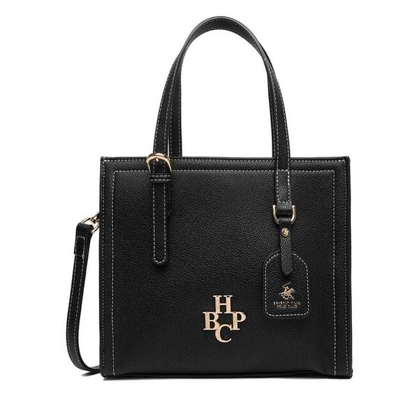 Torebka Beverly Hills Polo Club. Czarne torebki klasyczne damskie Beverly Hills Polo Club, bez wzorów, bez dodatków. Za 219.99 zł.