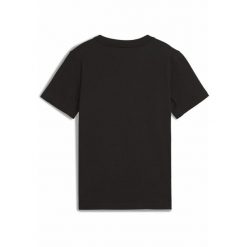 Młodzieżowa koszulka Active Sports z grafiką PUMA Black. Czarna bluzki damskie Puma, m, bez wzorów, z gumy, młodzieżowe, bez kołnierzyka, bez ramiączek. Za 99.00 zł.