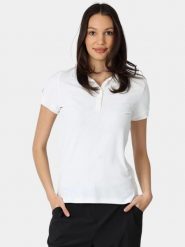 Koszulka Polo Damska Helly Hansen W Crewline. Białe bluzki sportowe damskie Helly Hansen, l, z poliamidu, bez kołnierzyka, bez ramiączek. Za 299.00 zł.