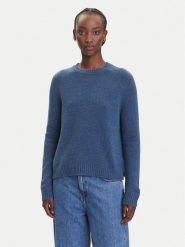 BOSS Sweter Febisan 50478315 Niebieski Regular Fit. Niebieskie swetry klasyczne damskie Boss, l, z wełny, bez kołnierzyka. Za 599.99 zł.