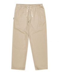 Spodnie męskie Element Chiilin Twill. Brązowe spodnie materiałowe męskie Element, bez wzorów, z bawełny, klasyczne. Za 147.49 zł.