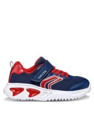 Geox Sneakersy J Assister J45DZC 014CE C0735 M Granatowy. Niebieskie buty sportowe chłopięce Geox, z materiału, bez zapięcia. Za 139.99 zł.
