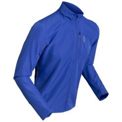 Kurtka wodoodporna Daehlie Sportswear Tempo. Niebieskie kurtki treningowe męskie DAEHLIE, l, bez wzorów, z materiału, do biegania. Za 435.50 zł.