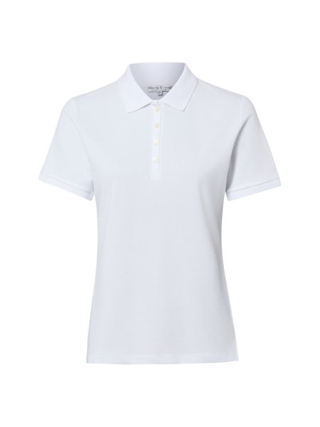 Marie Lund koszulka polo Kobiety Bawełna biały, XXL. Białe bluzki sportowe damskie Marie Lund, xxl, z bawełny, bez kołnierzyka, bez ramiączek. Za 149.95 zł.