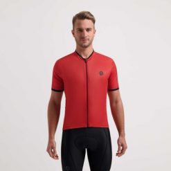 Koszulka rowerowa męska Rogelli Essential. Czarne t-shirty sportowe męskie Rogelli, m, bez ramiączek, rowerowe. Za 222.95 zł.