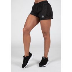 Portland 2-In-1 Szorty - Czarny. Czarne szorty damskie GORILLA WEAR, bez wzorów, sportowe. Za 189.00 zł.
