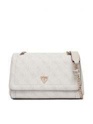 Guess Torebka Noelle II HWBG96 72210 Écru. Torebki klasyczne damskie Guess, z aplikacjami, ze skóry, bez dodatków. Za 429.99 zł.