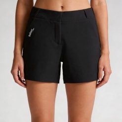 Damskie spodenki trekkingowe Active w kolorze beżowym. Brązowe spodenki sportowe damskie Softee, bez wzorów, z elastanu, sportowe. Za 170.99 zł.