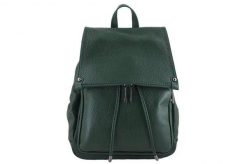 Plecak damski BARBERINI'S c. zielony 513-42. Zielone plecaki damskie Barberinis, bez wzorów, ze skóry, eleganckie. Za 359.99 zł.
