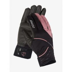Rękawiczki damskie Ziener Urta Touch. Czerwone rękawiczki damskie Ziener, na zimę, bez wzorów. Za 125.99 zł.