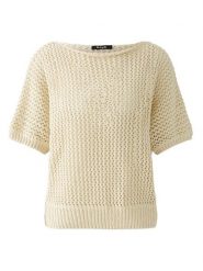 Miss Lagotte Sweter w kolorze kremowym rozmiar: 42. Brązowe swetry klasyczne damskie Miss Lagotte, bez kołnierzyka. Za 165.99 zł.