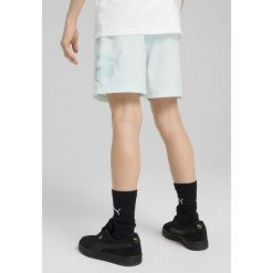 Młodzieżowe tkane szorty Essentials Logo Lab Summer PUMA Peaceful Blue. Niebieskia szorty damskie Puma, bez wzorów, z gumy, młodzieżowe. Za 99.00 zł.