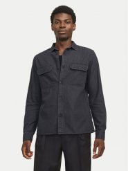 Jack & Jones Koszula jeansowa Travis 12269262 Czarny Comfort Fit. Czarne koszule męskie Jack & Jones, m, bez wzorów, z bawełny, bez kołnierzyka, bez ramiączek. Za 119.99 zł.