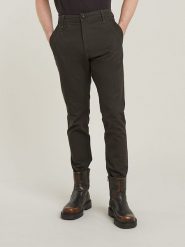 G-Star Spodnie chino w kolorze khaki rozmiar: W30/L32. Brązowe spodnie materiałowe męskie G-Star, bez wzorów, retro. Za 127.35 zł.