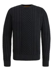 PME Legend Sweter w kolorze czarnym rozmiar: XXL. Czarne swetry męskie PME Legend, xxl, bez wzorów, z bawełny, bez kołnierzyka. Za 231.13 zł.