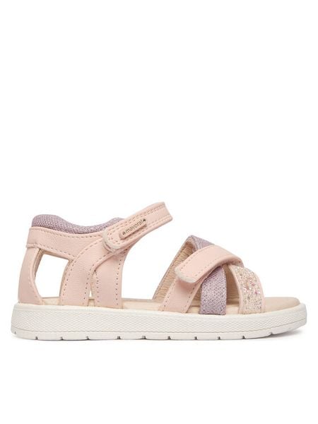 Mayoral Sandały 41741.82 Różowy. Czerwone sandały dziewczęce Mayoral, ze skóry, bez zapięcia. Za 189.99 zł.