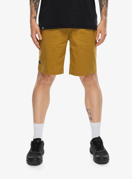 Spodenki wspinaczkowe męskie Ortovox Affinity Shorts. Brązowe szorty męskie ORTOVOX, z bawełny, bez kołnierzyka. Za 335.49 zł.