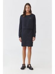 TATUUM Spódnica w kolorze granatowym rozmiar: 40. Niebieskie spódniczki damskie Tatuum, bez wzorów, z podwyższonym stanem, mini. Za 135.17 zł.