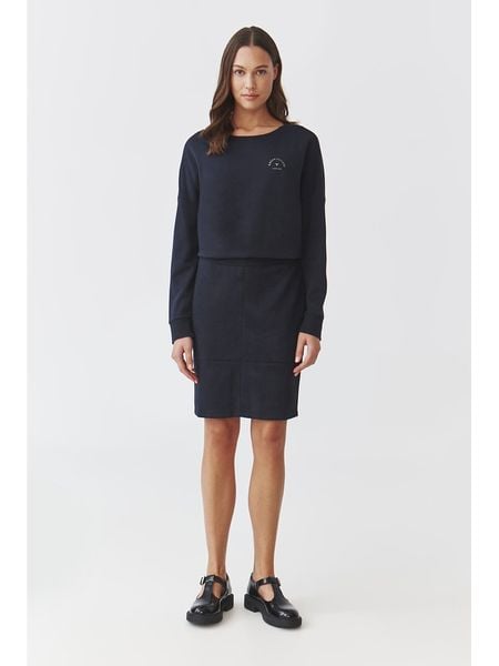 TATUUM Spódnica w kolorze granatowym rozmiar: 40. Niebieskie spódniczki damskie Tatuum, bez wzorów, z podwyższonym stanem, mini. Za 135.17 zł.