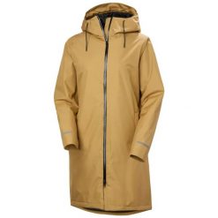 Damska kurtka wodoodporna Helly Hansen Aspire. Brązowe kurtki damskie Helly Hansen, xl, bez wzorów, z materiału, z kapturem. Za 925.00 zł.