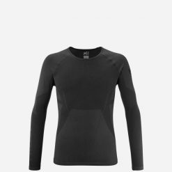 Koszulka termoaktywna męska MILLET Drynamic Soft Ls Tee M. Czarne bielizna termoaktywna męska Millet, na zimę, m, z dzianiny, bez ramiączek, trekkingowe. Za 291.55 zł.