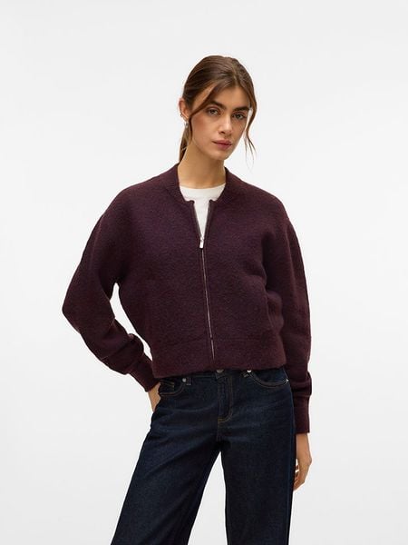 Vero Moda Kardigan w kolorze bordowym rozmiar: S. Czerwone kardigany damskie Vero Moda, s, bez wzorów, z wełny. Za 122.09 zł.